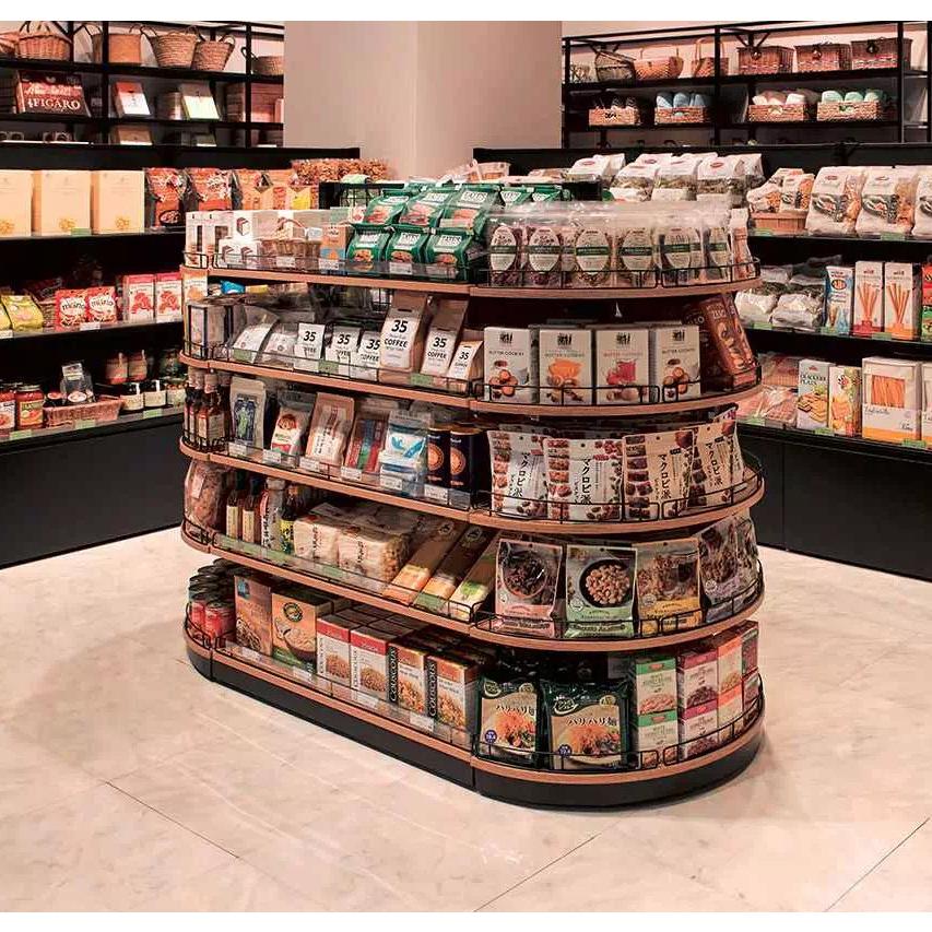 両面使える ショーケース ゴンドラ 陳列棚 商品ディスプレイ 販売台