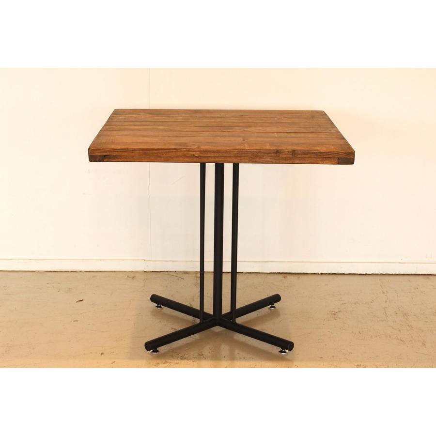 天然木無垢オイル塗装 カフェテーブル - ダイニングテーブル 