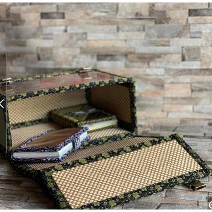 畳アタッシュケース 日本製 Made in Japan 熊本県産 受注生産1か月 民芸和家具の画像