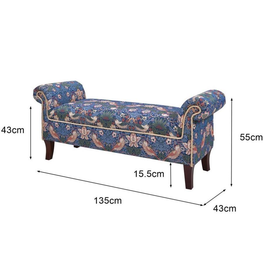 ロココ調 スツール ベンチ ダイニングチェア 椅子 カウチ 寝椅子