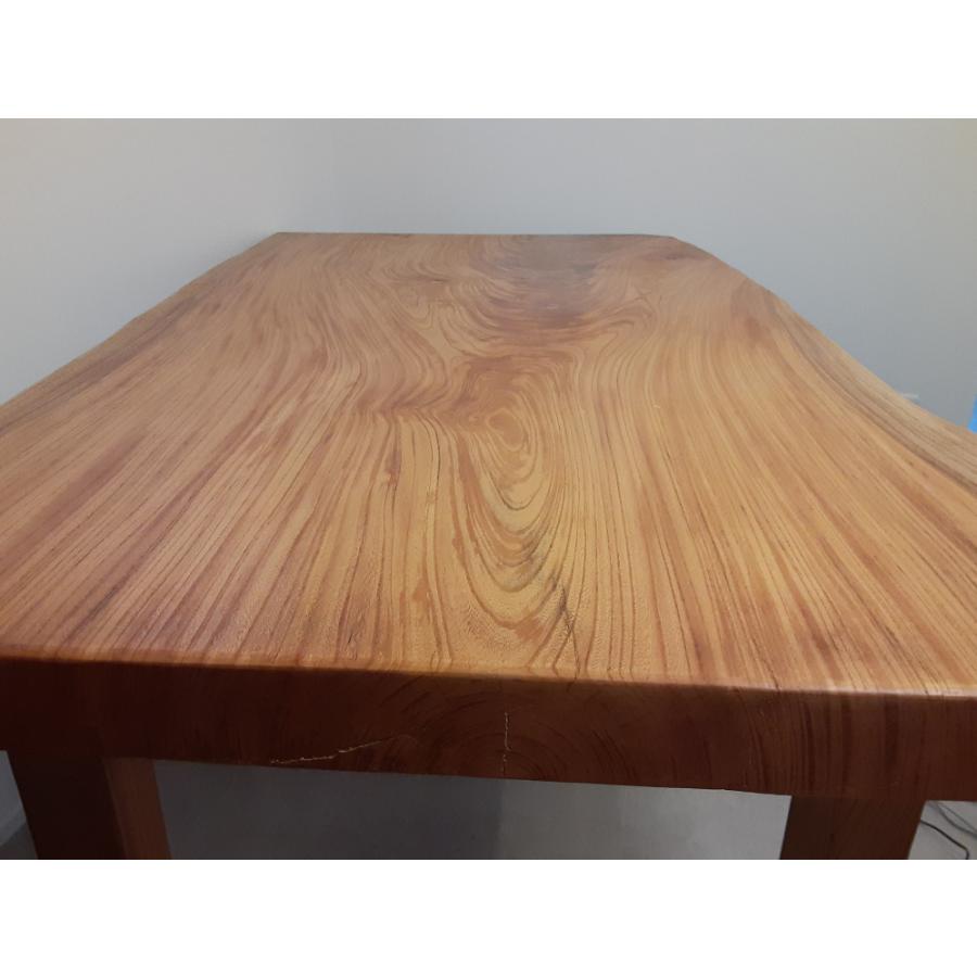 本物 1枚板 天然木 無垢 1枚もの 天板 脚 ダイニングテーブル 書斎机 
