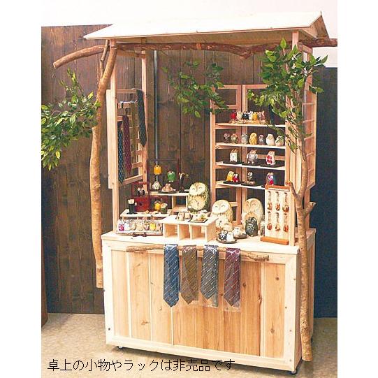 屋台 販売台 ディスプレイ マルシェワゴン レジ台 受付カウンター