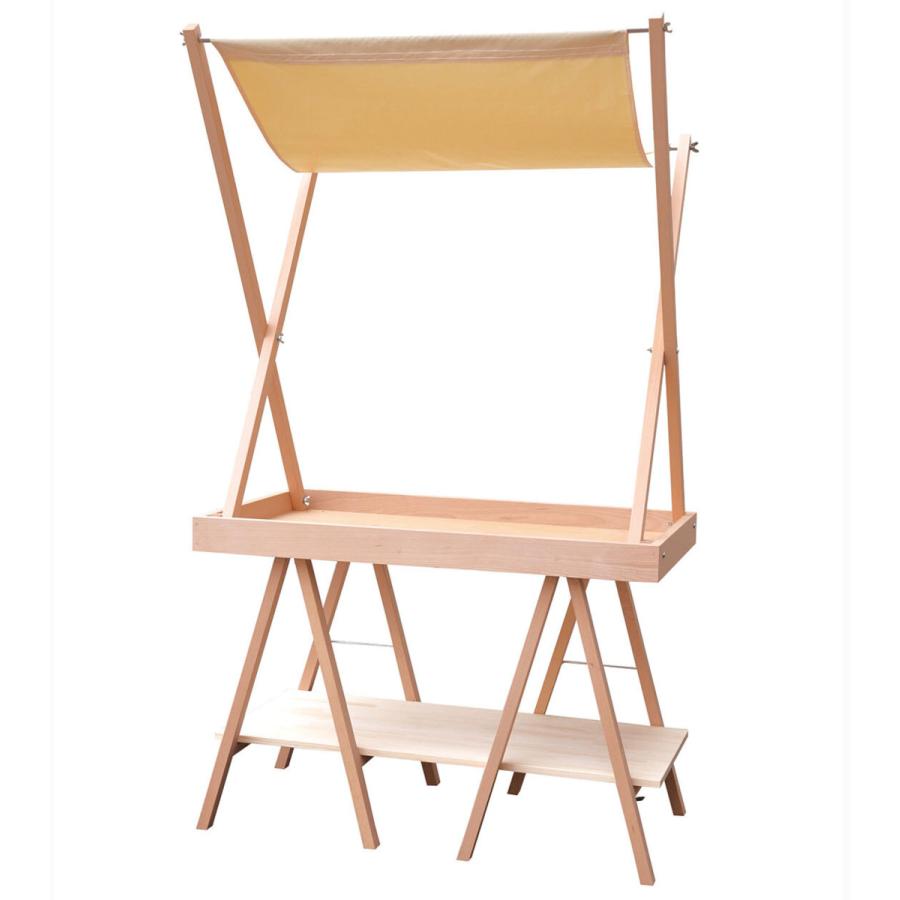 帆布テント屋根付き テイクアウトワゴン マルシェ ビュッフェ