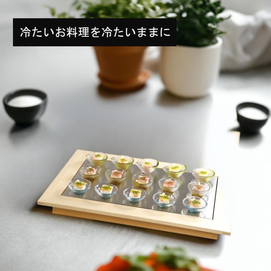 ビュッフェ用 バイキング用 冷たい食品用 クーリング プレート 大皿 
