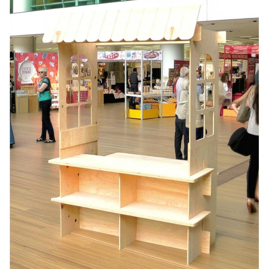 手作り　 レジカウンター　2段オープンシェルフ　マルシェ　イベント　出店 インベント 屋台 対面販売 マルシェ 出店 レジ台 看板 受付 木製