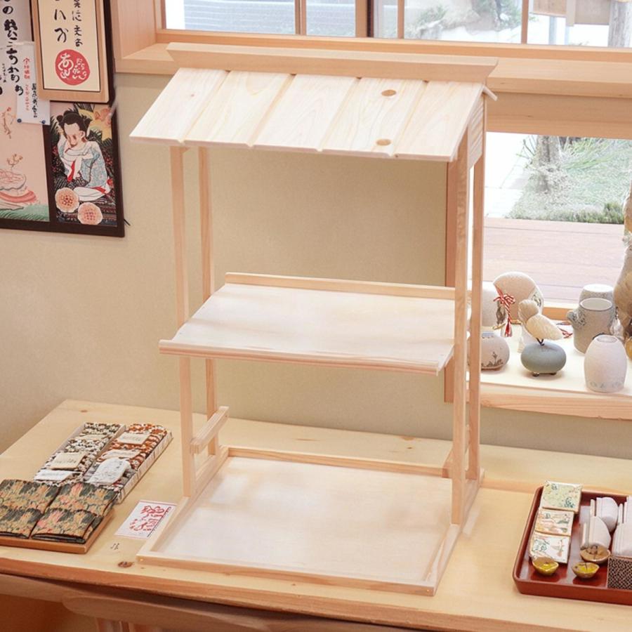 京都老舗和菓子屋さん用 卓上ショーケース 日本製 販売台 和風演出