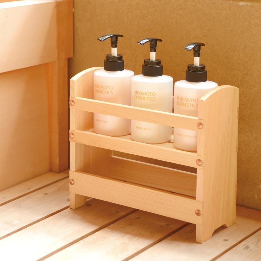 シャンプー台 ボトルラック ソープボトルスタンド 浴室ラック バス用品