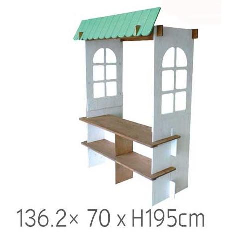 インベント 屋台 対面販売 マルシェ 出店 レジ台 看板 受付 木製