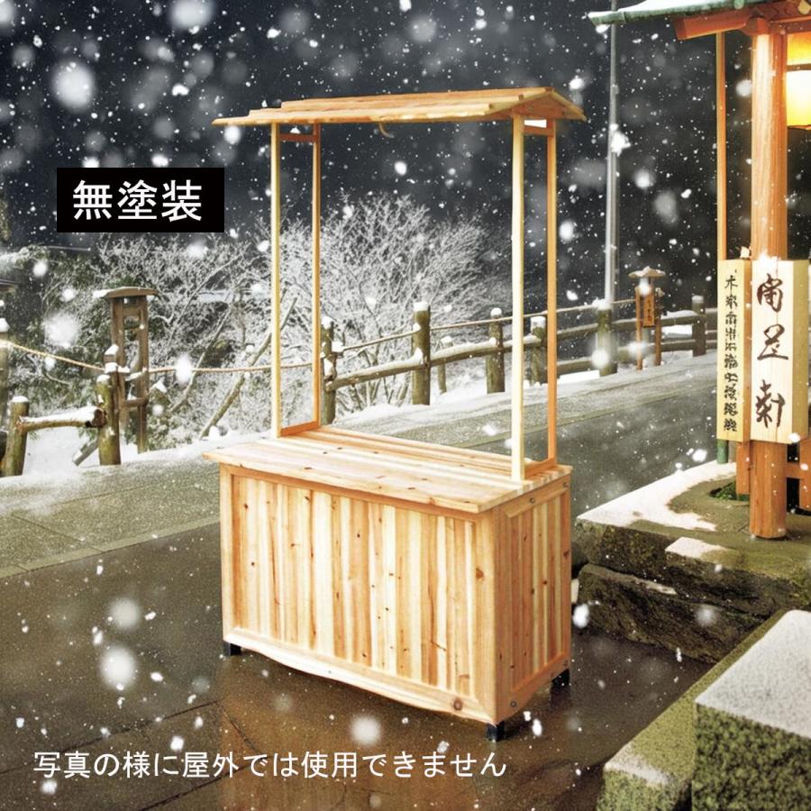 屋台販売台 什器 店舗備品 ディスプレイ マルシェワゴン レジ台 受付