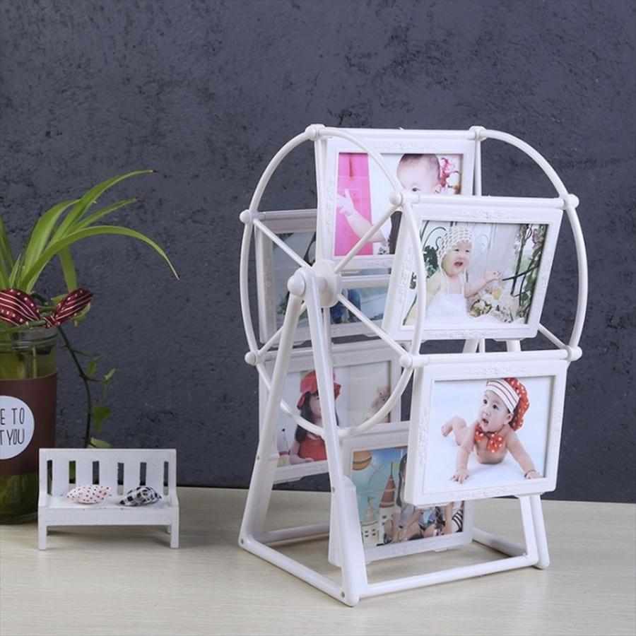 回転 フォト フレーム 観覧車 写真立て 360度 回る 12枚 収納 ベビー メモリアル ギフト 43 Himamarishop 通販 Yahoo ショッピング