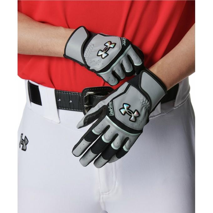 【メール便送料無料】アンダーアーマー 野球 バッティンググローブ 両手用 メンズ UA YARD PRO BATTING GLOVES 6001314-055 UNDER ARMOUR | UNDER ARMOUR | 03