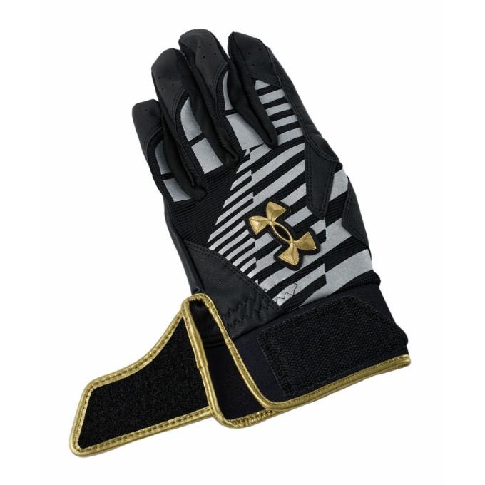 【メール便送料無料】アンダーアーマー 野球 バッティンググローブ 両手用 メンズ UA CLEAN UP PRO BATTING GLOVES 6001312-001 UNDER ARMOUR | UNDER ARMOUR | 02