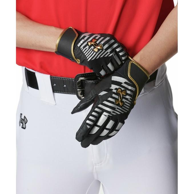 【メール便送料無料】アンダーアーマー 野球 バッティンググローブ 両手用 メンズ UA CLEAN UP PRO BATTING GLOVES 6001312-001 UNDER ARMOUR | UNDER ARMOUR | 03