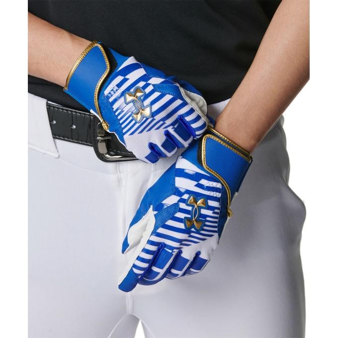 【メール便送料無料】アンダーアーマー 野球 バッティンググローブ 両手用 メンズ UA CLEAN UP PRO BATTING GLOVES 6001312-400 UNDER ARMOUR | UNDER ARMOUR | 03