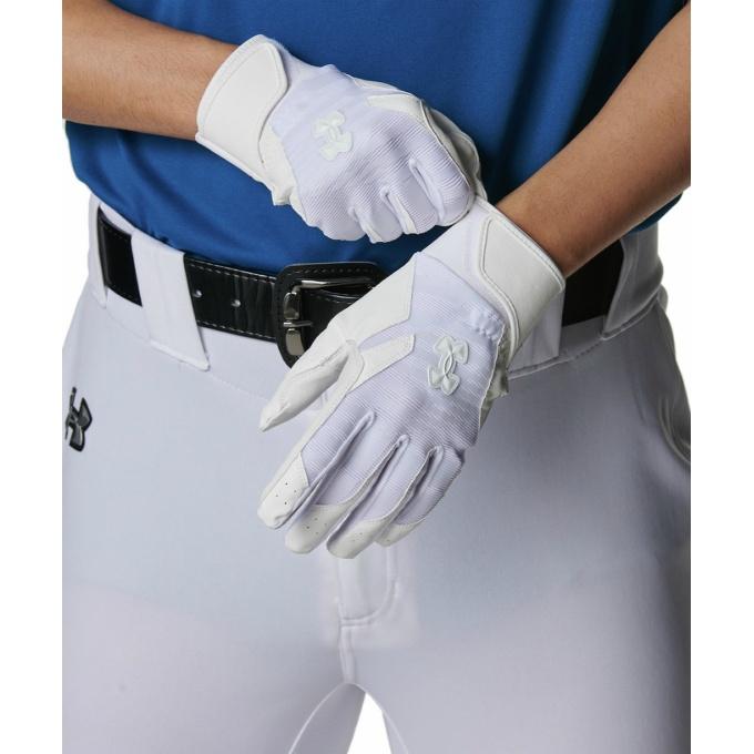 【メール便送料無料】アンダーアーマー 野球 バッティンググローブ 両手用 メンズ UA CLEAN UP PRO BATTING GLOVES NON COLOR 6001313-100 UNDER ARMOUR | UNDER ARMOUR | 03
