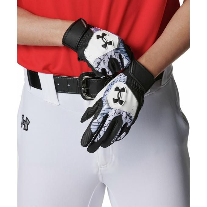 【メール便送料無料】アンダーアーマー 野球 バッティンググローブ 両手用 メンズ UA CLEAN UP BATTING GLOVES 6001310-002 UNDER ARMOUR | UNDER ARMOUR | 03