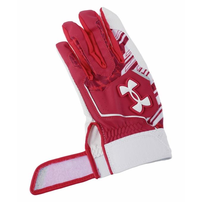 【メール便送料無料】アンダーアーマー 野球 バッティンググローブ 両手用 メンズ UA CLEAN UP BATTING GLOVES 6001310-600 UNDER ARMOUR | UNDER ARMOUR | 02