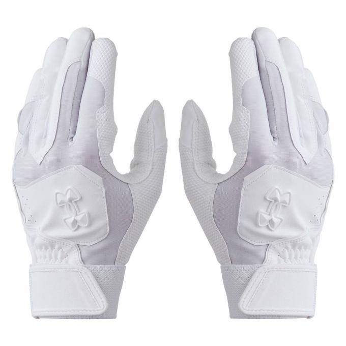 アンダーアーマー 野球 バッティンググローブ 両手用 メンズ UA CLEAN UP BATTING GLOVES NON COLOR 6001311-100 UNDER ARMOUR 【メール便可】 bb | UNDER ARMOUR