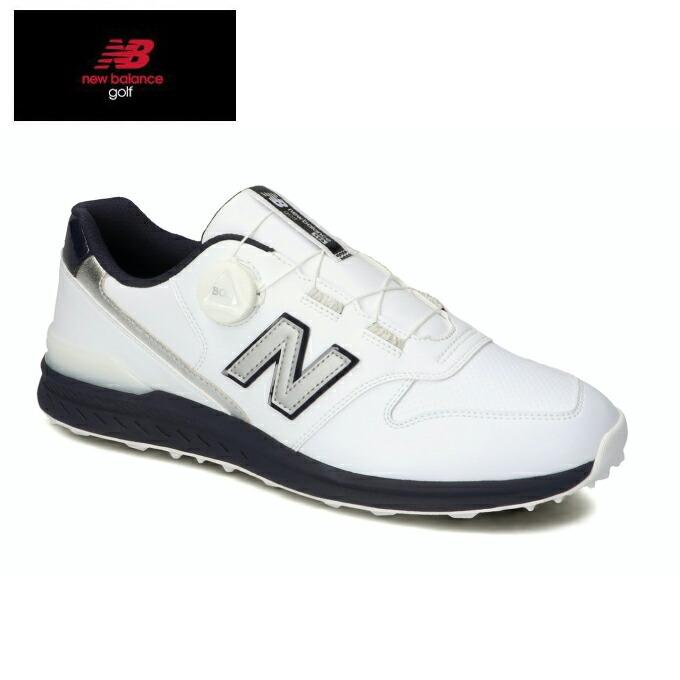 【美品】ニューバランス ゴルフシューズ UGBS996 ボア付き 白 29.0 ニューバランス ゴルフシューズ スパイクレス メンズ UGBS996 UGBS996X