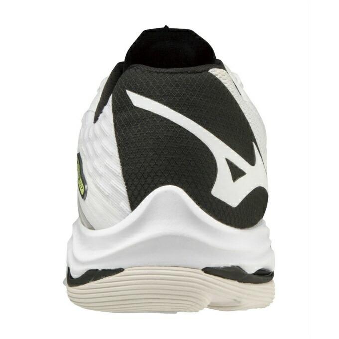 Mizuno Wave Lightning Z7 24cm ホワイト/ブラック Mizuno Japan Men's WAVE LIGHTNING Z7 Low Volleyball Shoes V1GA2200