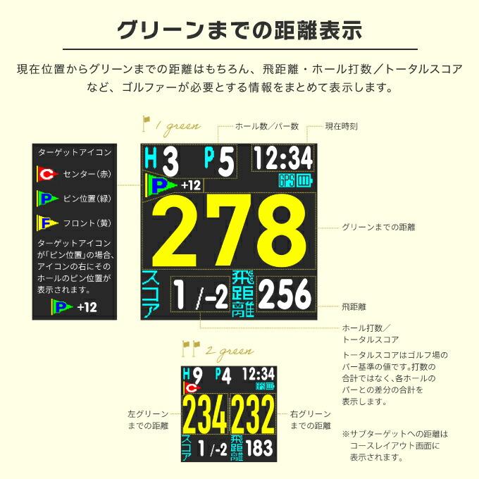 グリーンオン ゴルフ 距離計 腕時計型 ザ・ゴルフウォッチ ノルム2