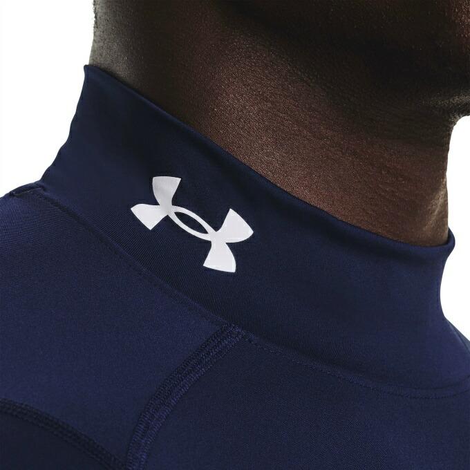 アンダーアーマー アンダーウェア 長袖 メンズ UAヒートギアアーマー ロングスリーブ シャツ モック 1369606-410 UNDER ARMOUR|himaraya-okinawa|03