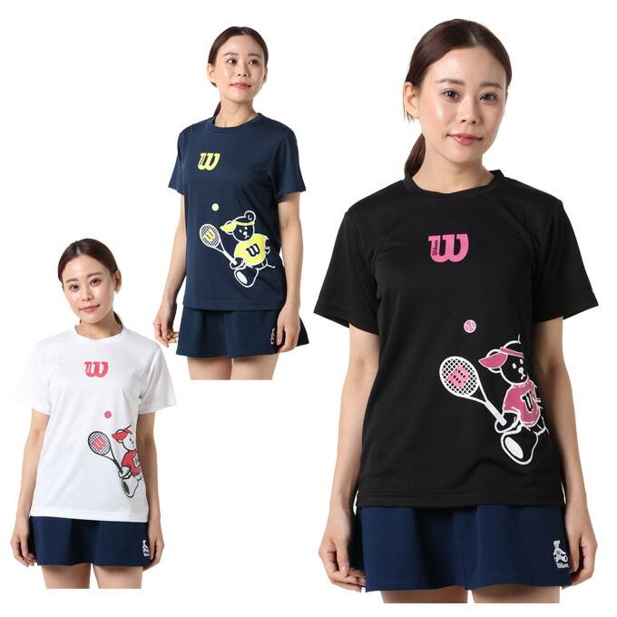 ウイルソン Wilson テニスウェア バドミントンウェア Tシャツ 半袖