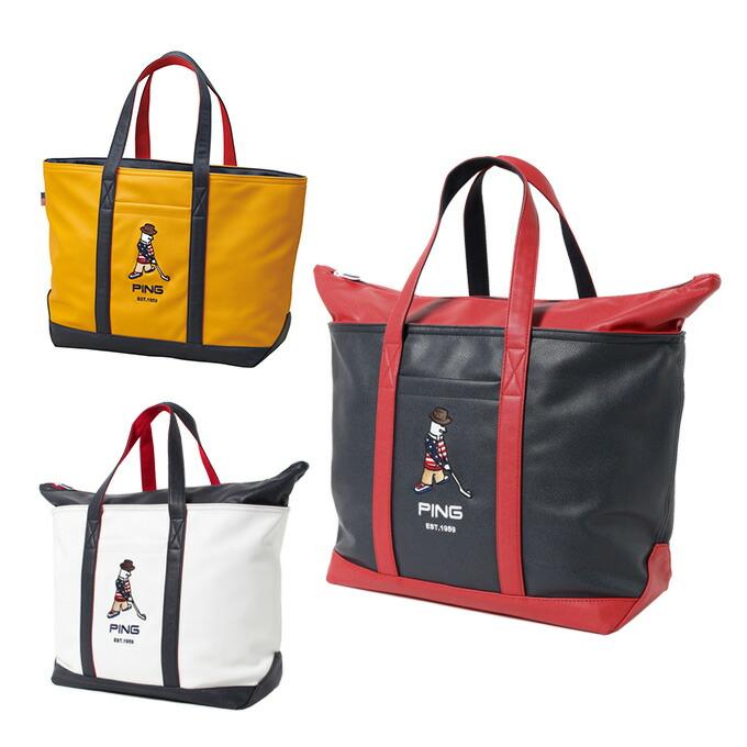 【美品】ピン PING トートバッグ ピン(PING) トートバッグ ミスターピンリミテッドトート 36461 【国内