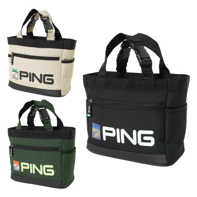 PING トートバッグ ブラック ピン(PING) トートバッグ