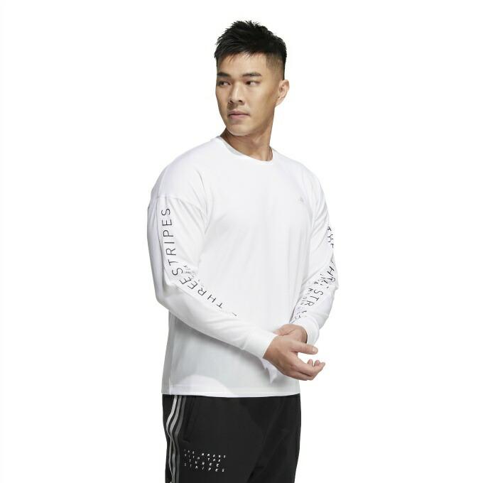アディダス Tシャツ 長袖 メンズ レディース ワーディング 長袖Tシャツ