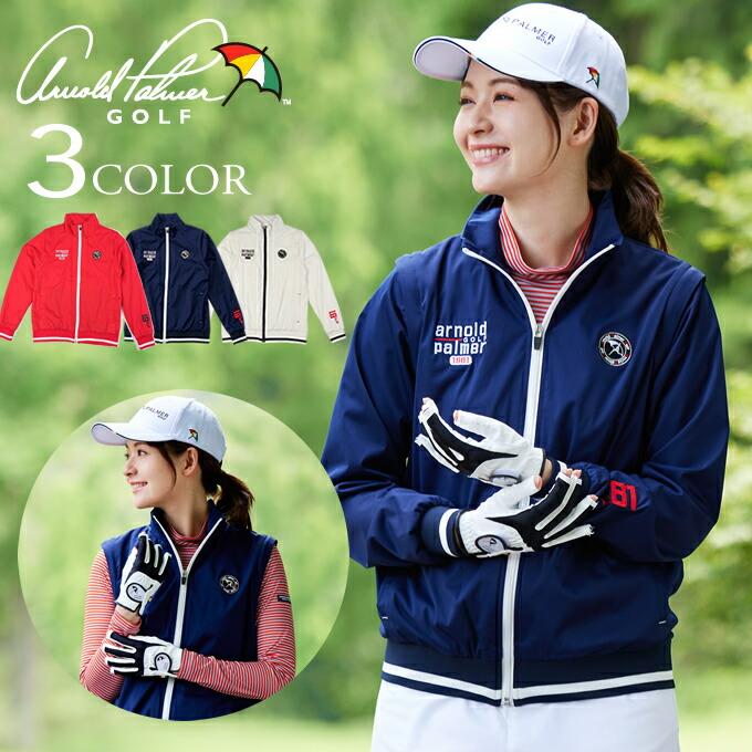 激レア　マンシング×アーノルドパーマー？？ ゴルフウェア　紺　M アーノルドパーマー arnold palmer ゴルフウェア ブルゾン レディース
