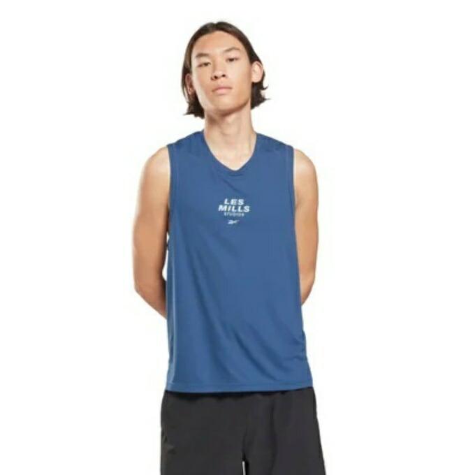 レスミルズ Reebok タンクトップ ウエア リーボック Reebok スポーツウェア ノースリーブ メンズ レズミルズR