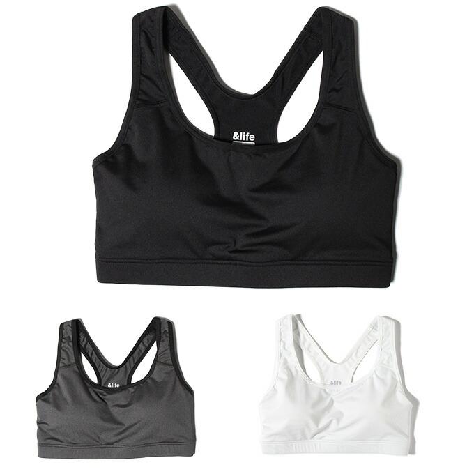 アンドライフ &life スポーツブラ ブラトップ レディース RE MID