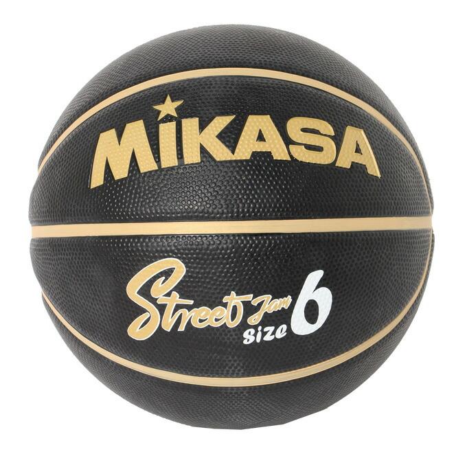ミカサ MIKASA バスケットボール 6号球 バスケゴムボール BB602B-BKGL