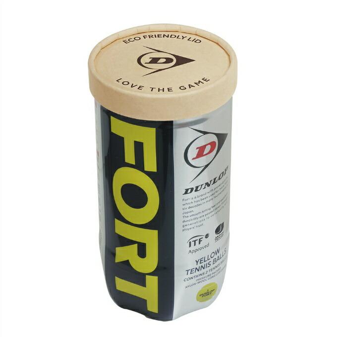 ダンロップ DUNLOP 硬式テニスボール 公認球 フォート2球 FORT
