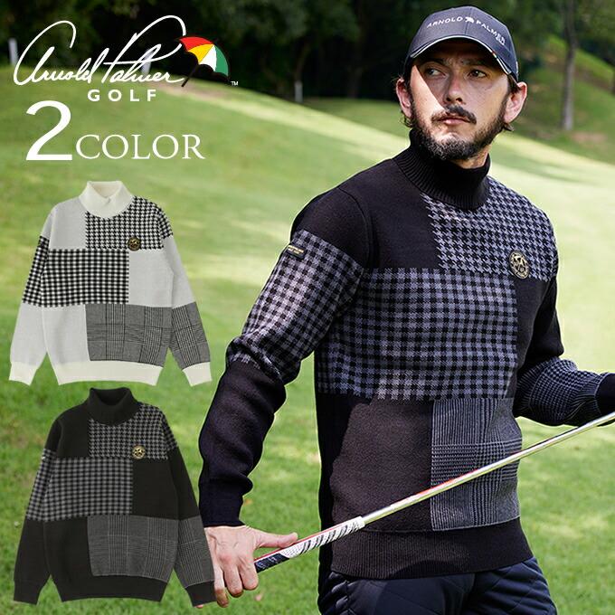 Arnold Palmer Golf セーター アーノルドパーマー arnold palmer ゴルフウェア セーター メンズ BK