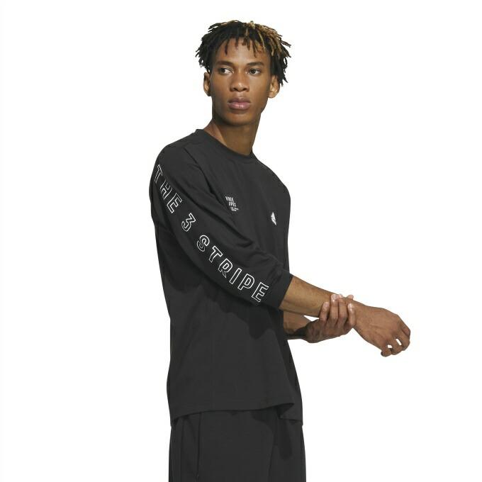 アディダス Tシャツ 長袖 メンズ ワーディング ルーズフィット ヘビー