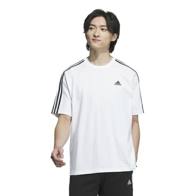 アディダス Tシャツ 半袖 メンズ エッセンシャルズプラス ルーズ