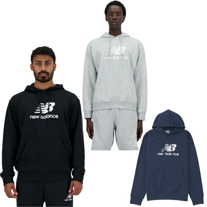 ニューバランス スウェットパーカー メンズ Sport Essentials Stacked