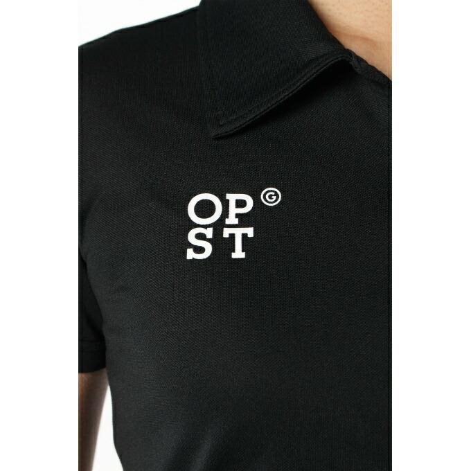 63190  OPST ポロシャツ　黒　サイズO 沖縄県内（離島含）3，300円以上送料無料】オプスト OPST ゴルフウェア