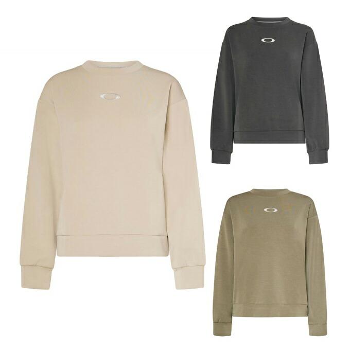 オークリー スウェットトレーナー レディース RADIANT PEACH クルー