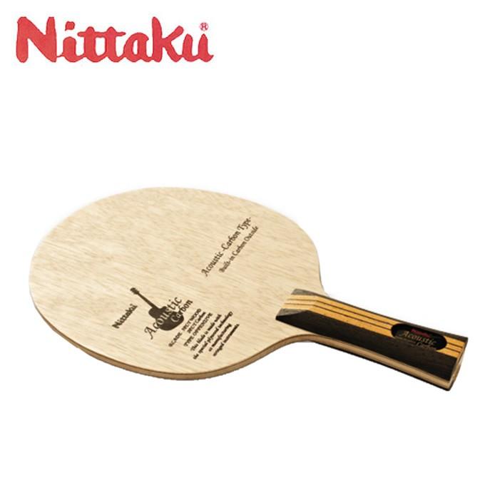 ニッタク(Nittaku) アコースティックカーボン 攻撃用シェークタイプ フレア (ACOUSTIC CARBON FL) NC-0385 伊藤美誠使用モデル 卓球ラケット｜himaraya-rkt