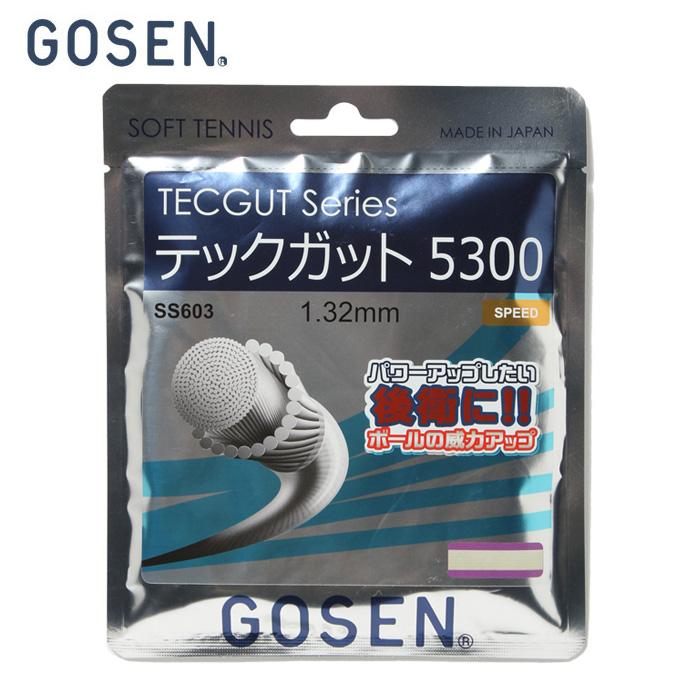 2021年製 ゴーセン GOSEN ソフトテニスストリング テックガット5300 NA SS603NA メンズ レディース キッズ  riosmauricio.com