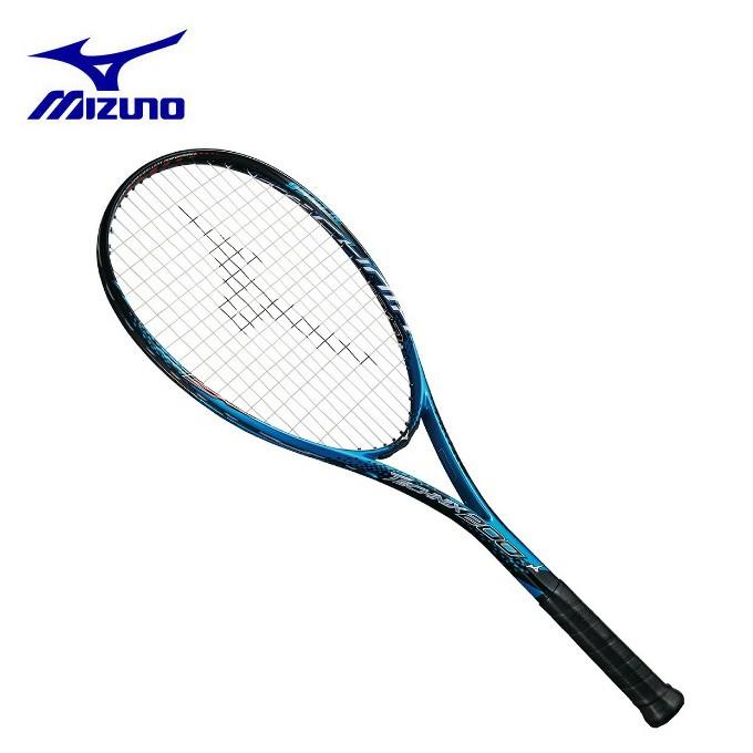 ミズノ(Mizuno) ガット張り上げ済み テクニックス200 (TECHNIX 200) 63JTN97527 ブルー 2019年モデル ソフトテニスラケット