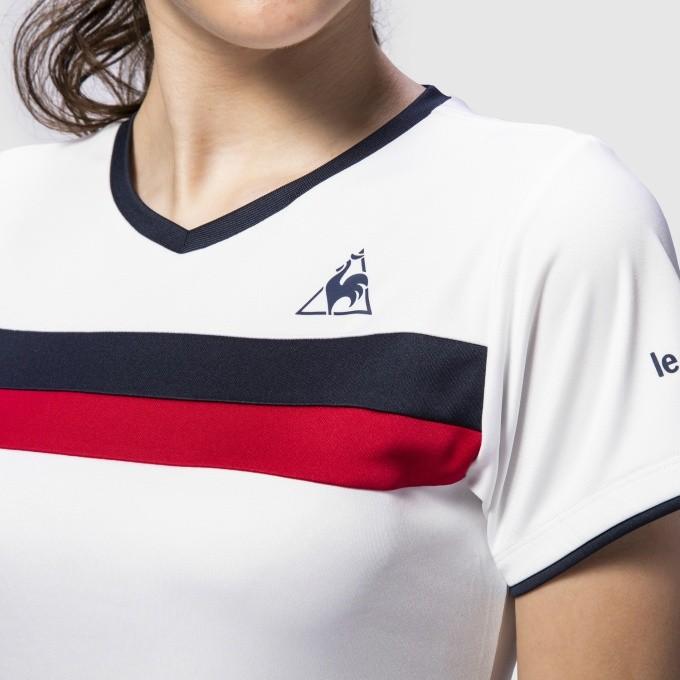 Sale 30 Off ルコック Lecoq テニス ワンピース Qtwpjj01 ネイビー Nvy ホワイト Wht 半袖 テニスウェア ウィメンズ レディース Jta公認 年モデル ルコック 年ss 春夏 最新モデル 待望の再入荷