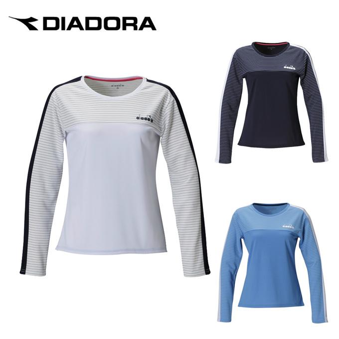 DIADORA（ディアドラ） テニスウェア バドミントンウェア Tシャツ 長袖