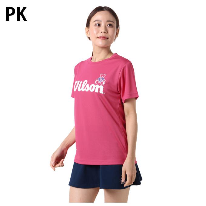Wilson（ウイルソン） テニスウェア バドミントンウェア Tシャツ 半袖