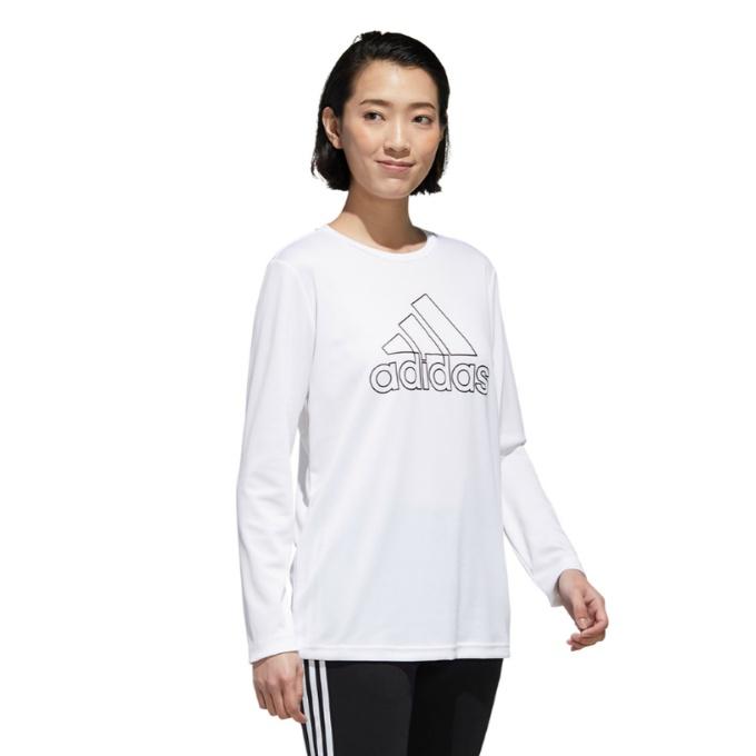 アディダス Tシャツ 長袖 レディース Mh Bos 長袖機能ｔシャツ Ixk58 Adidas メール便可 Sw ヒマラヤトレーニングフィットネス 通販 Yahoo ショッピング
