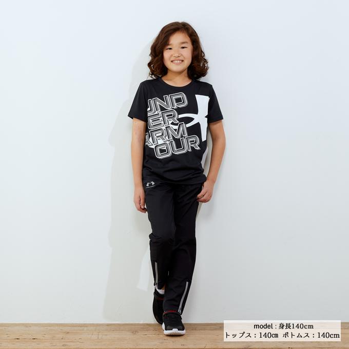 アンダーアーマー Tシャツ 半袖 ジュニア UA テック スーパー ビッグロゴ ショートスリーブ Tシャツ 1371811-001 UNDER ARMOUR 【メール便可】 sw｜himaraya-sw｜02