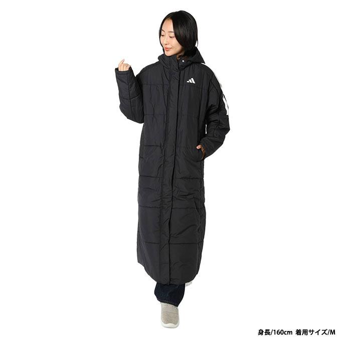 未使用級✨アディダス　adidas ベンチコート 黒　M ユニセックス adidas アディダス ベンチコート ロング BLKブラック M 黒 - メルカリ